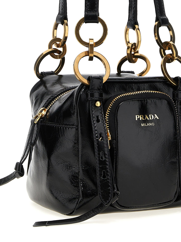 Prada Dangle Borse a Mano - Nero | 622758b6bb6b5b1a9a600300f1b56576da7fa50d