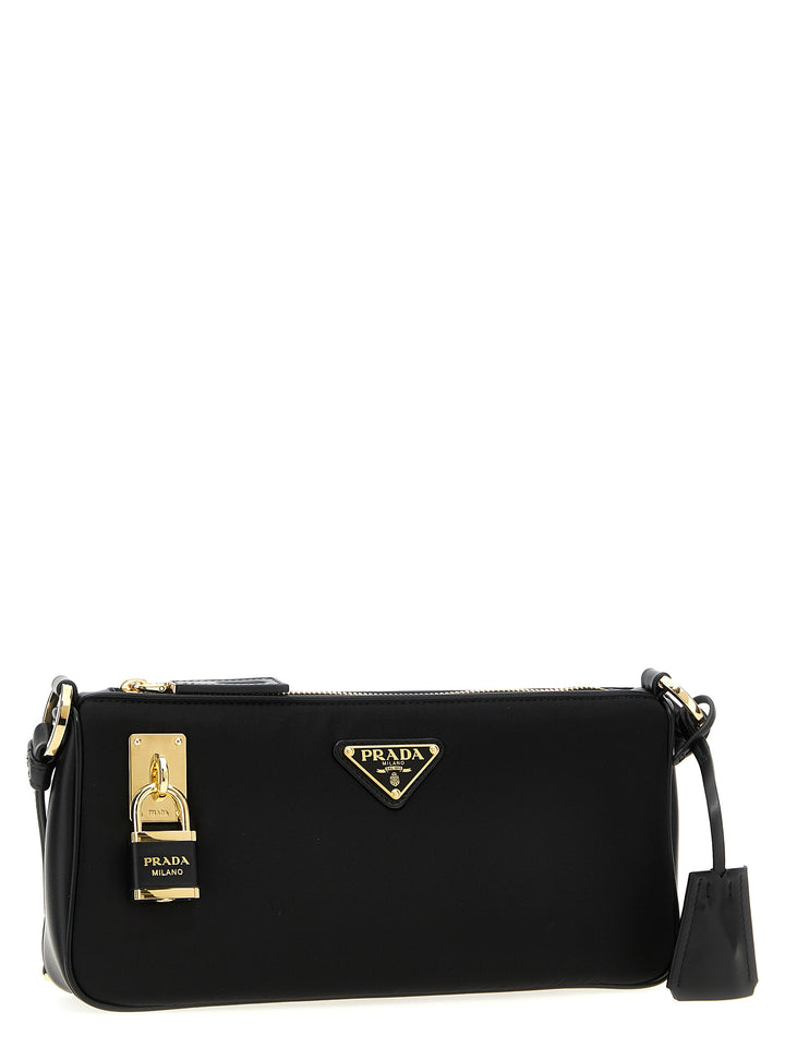 Prada Re-Nylon Small Shoulder Bag Borse a Spalla e Tracolla - Nero | 1ecd41b822045f04611e2b8ce1145ec94827ab2d