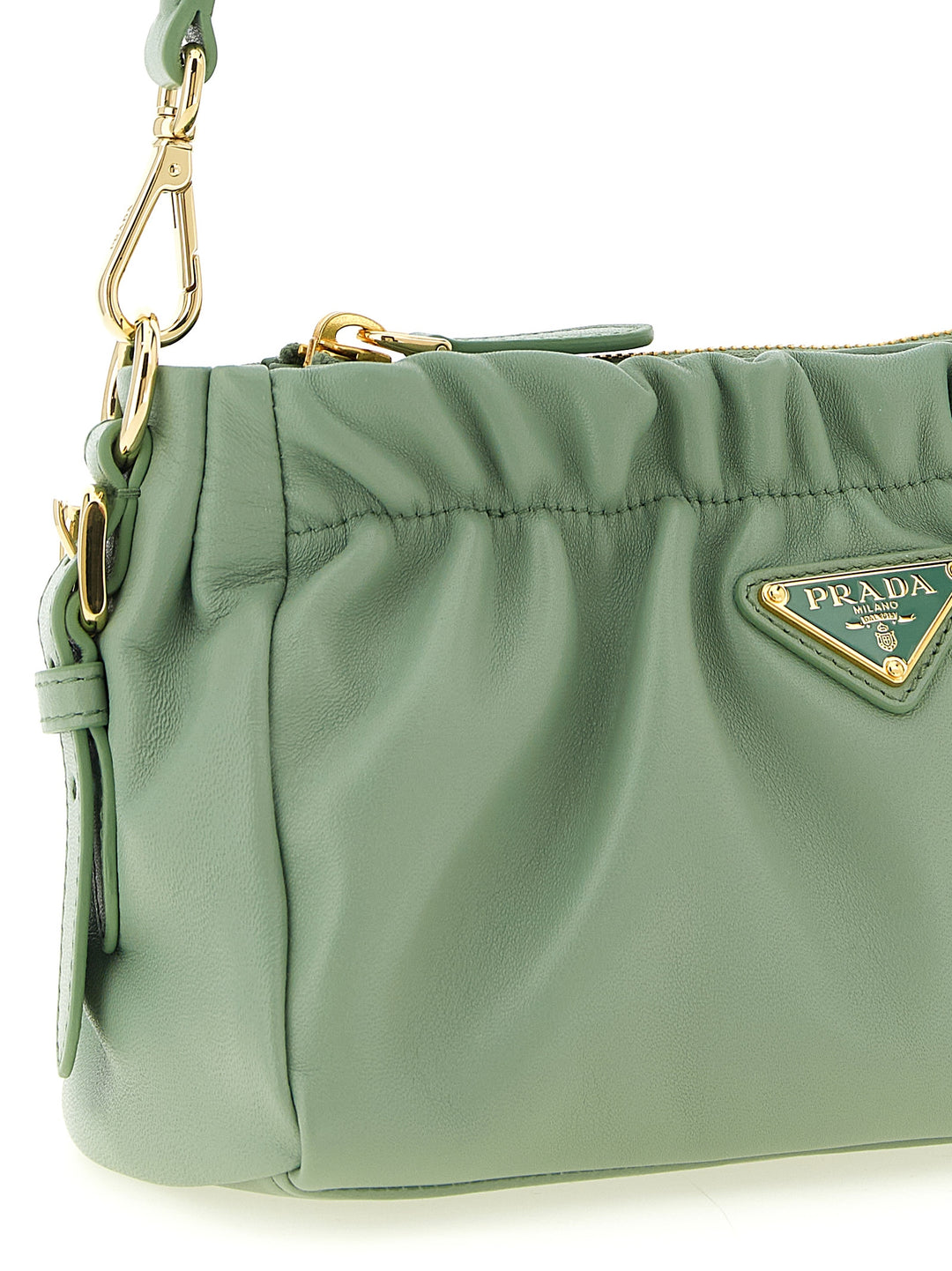 Prada Borsa a Tracolla in Pelle Borse a Spalla e Tracolla Verde