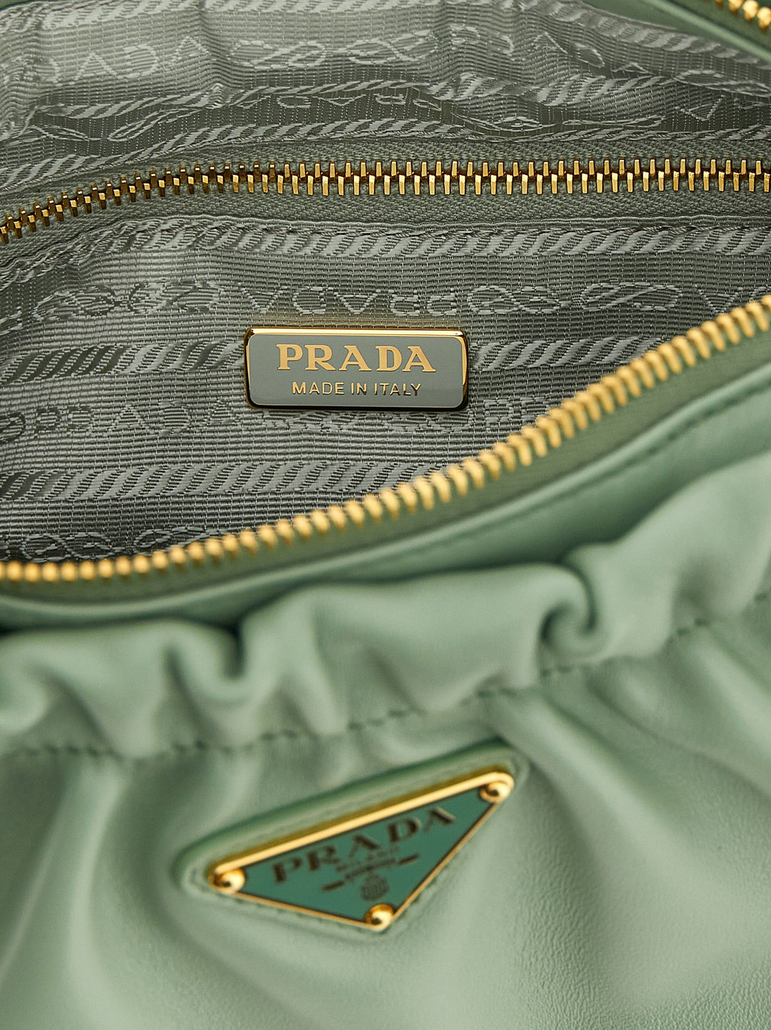 Prada Borsa a Tracolla in Pelle Borse a Spalla e Tracolla Verde