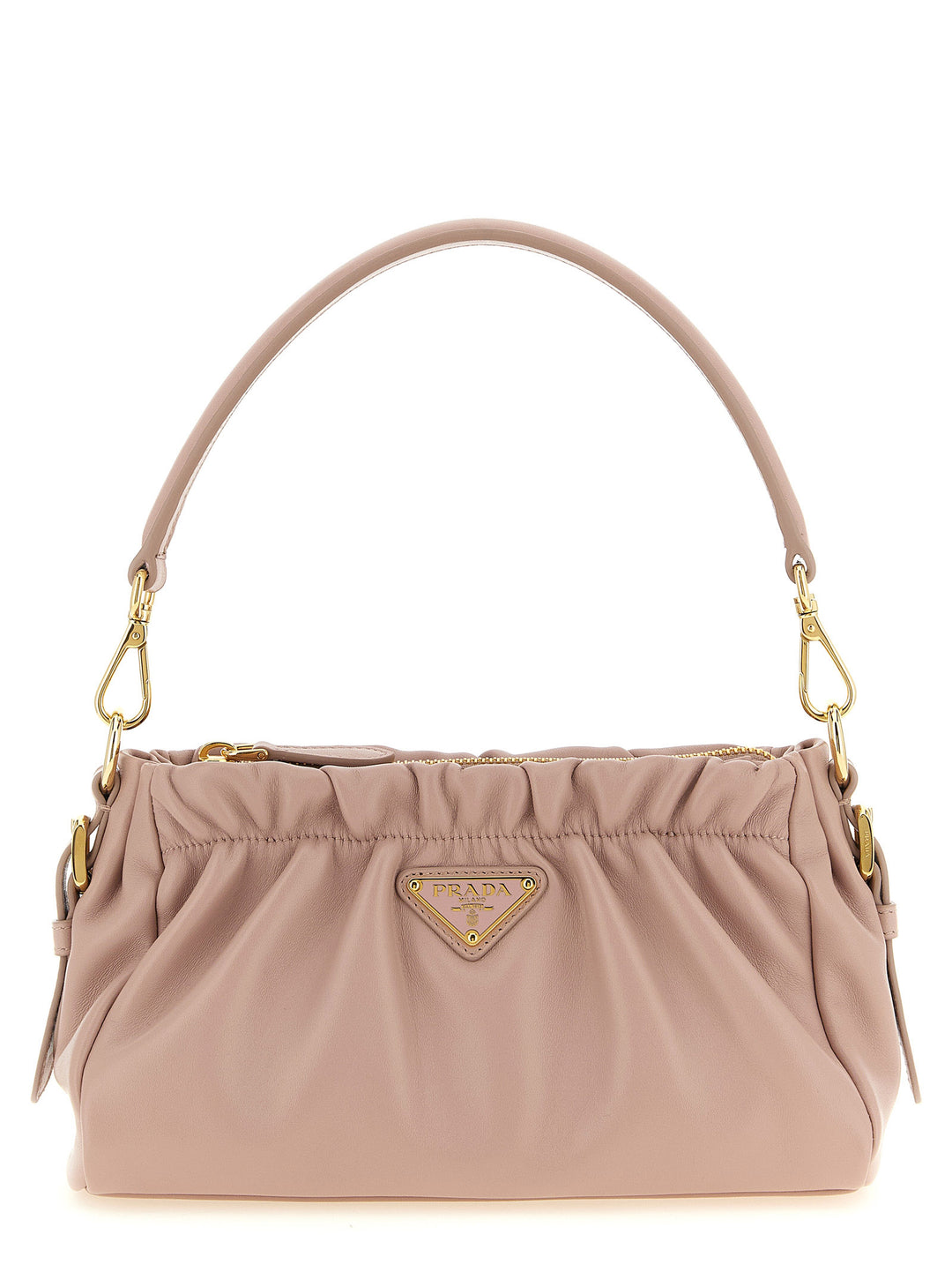 Prada Leather Shoulder Bag Borse a Spalla e Tracolla - Rosa | 3ff87677f15476fd227c80ce6365e85d4ec5b338