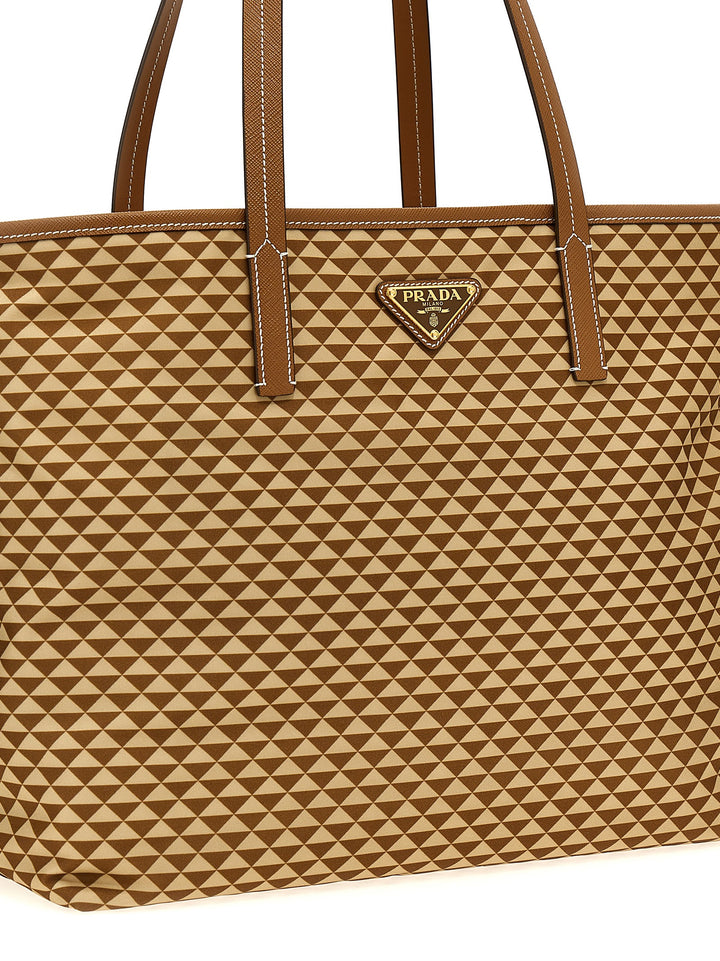Prada Prada Symbole Tote - Multicolor | 44462cc16f51a2e404e31c34c886473d4db907cf