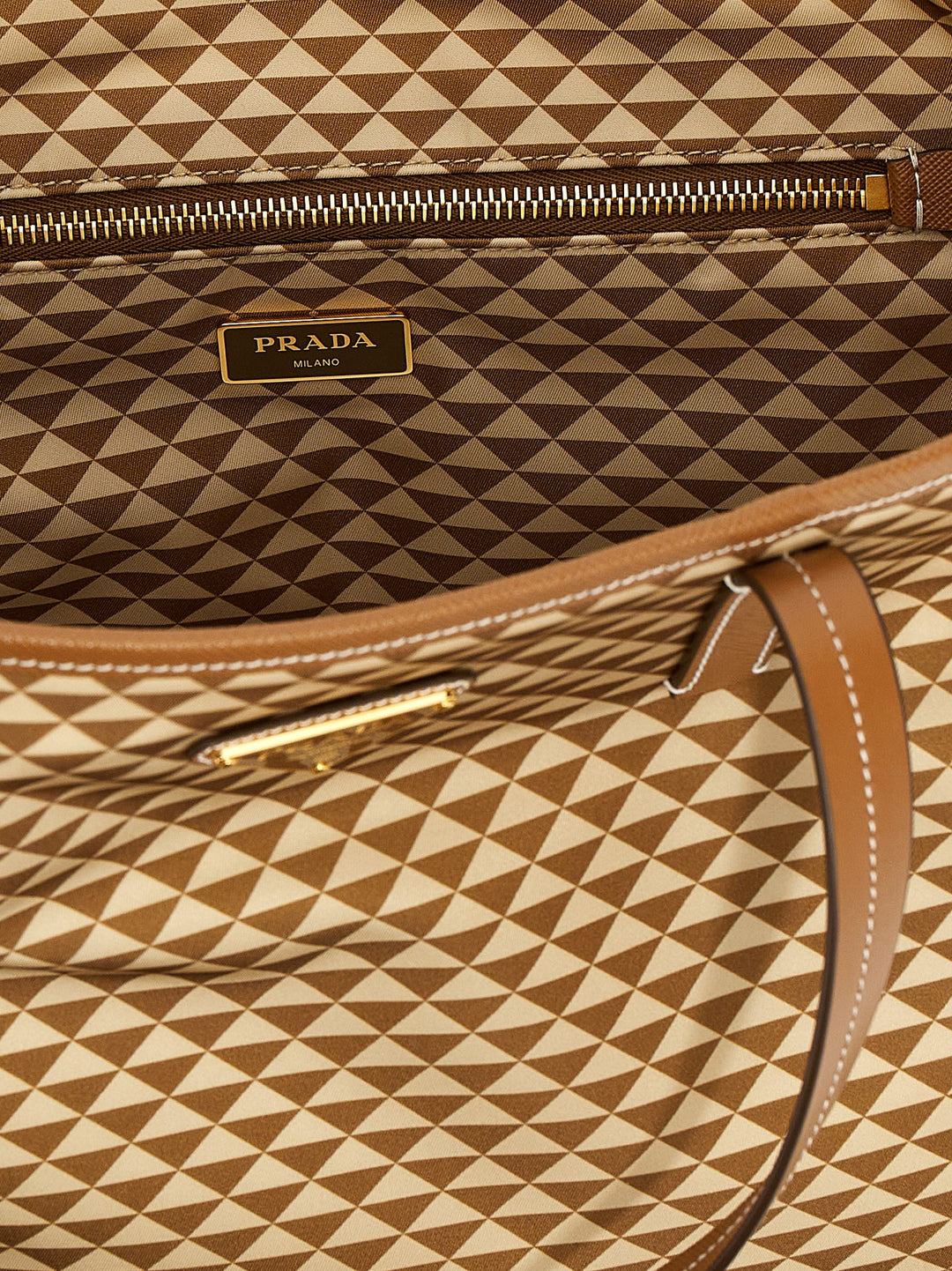 Prada Prada Symbole Tote - Multicolor | ba663fee8a17316fe2e2a60990663e1c74776a89