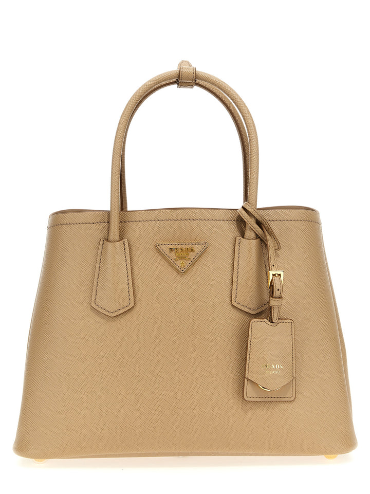 Prada Saffiano Handbag Borse a Mano - Beige | f171f6b07d6cf0512937facb33e622c89e8cecae