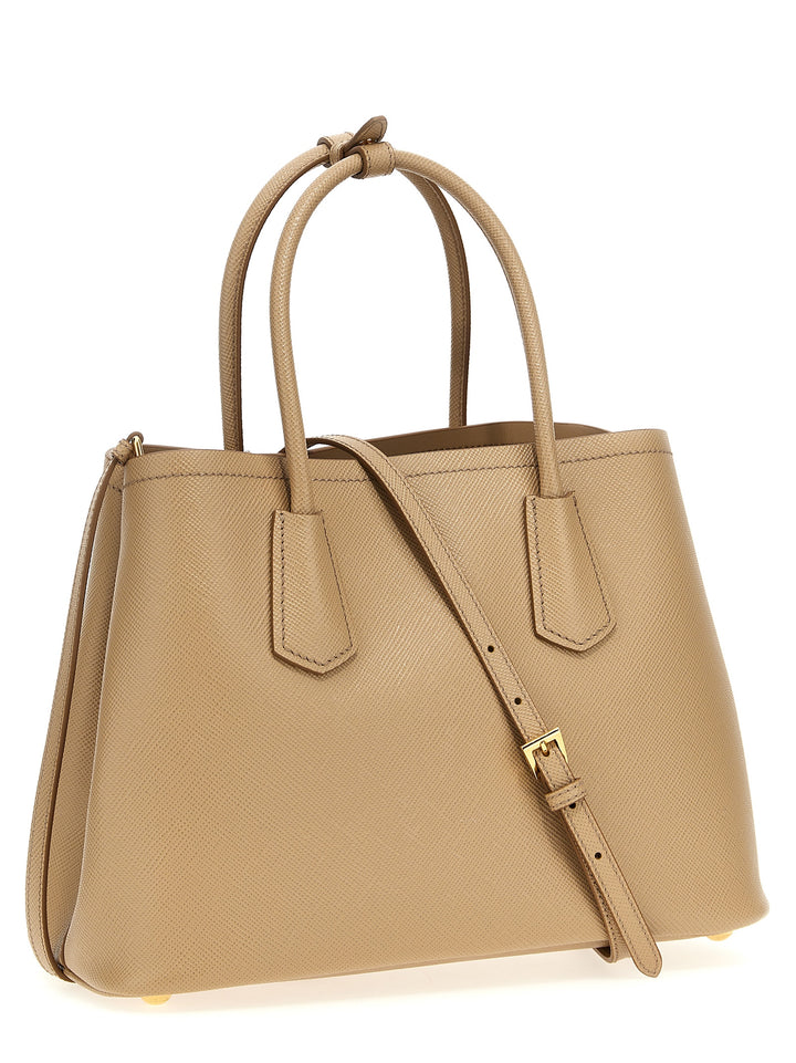 Prada Saffiano Handbag Borse a Mano - Beige | 130cfa10931cd6806dad3ee1f3004101a81d932f
