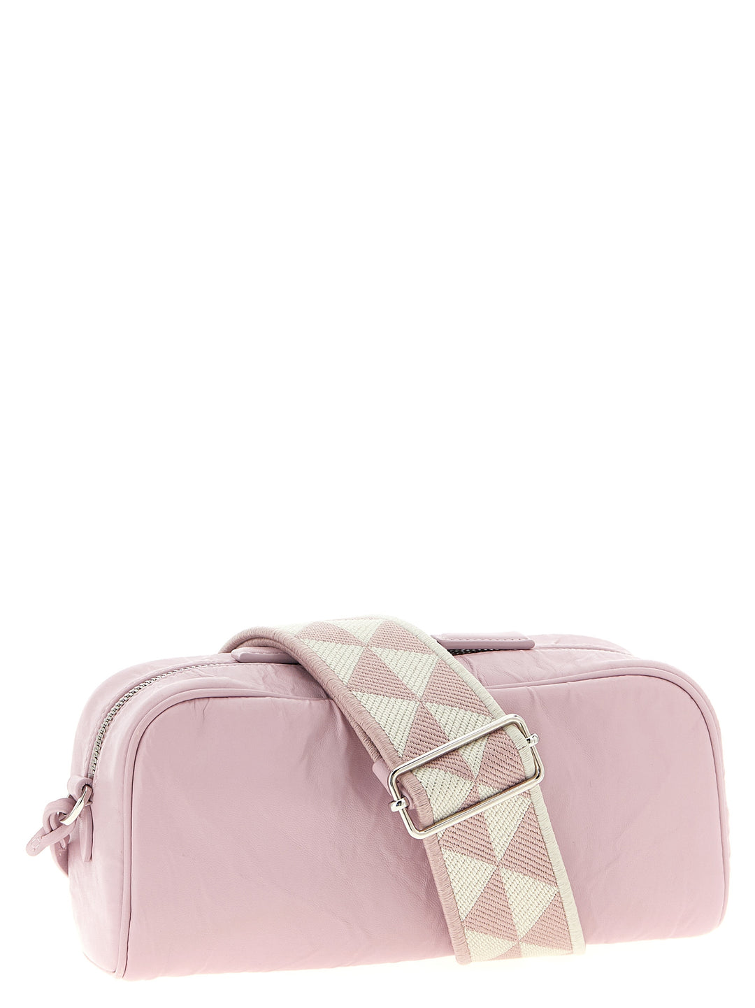 Prada Logo Antique Nappa Crossbody Bag Borse a Tracolla - Rosa | 9ec70d092849e85a915add82f973ca3272ccfb50