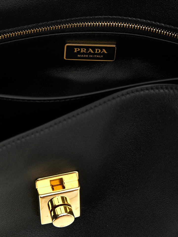 Prada Prada Soft Sound Borse a Spalla e Tracolla - Nero | a4aa34b14e897b5e58cbeacbe96b247f452b501f