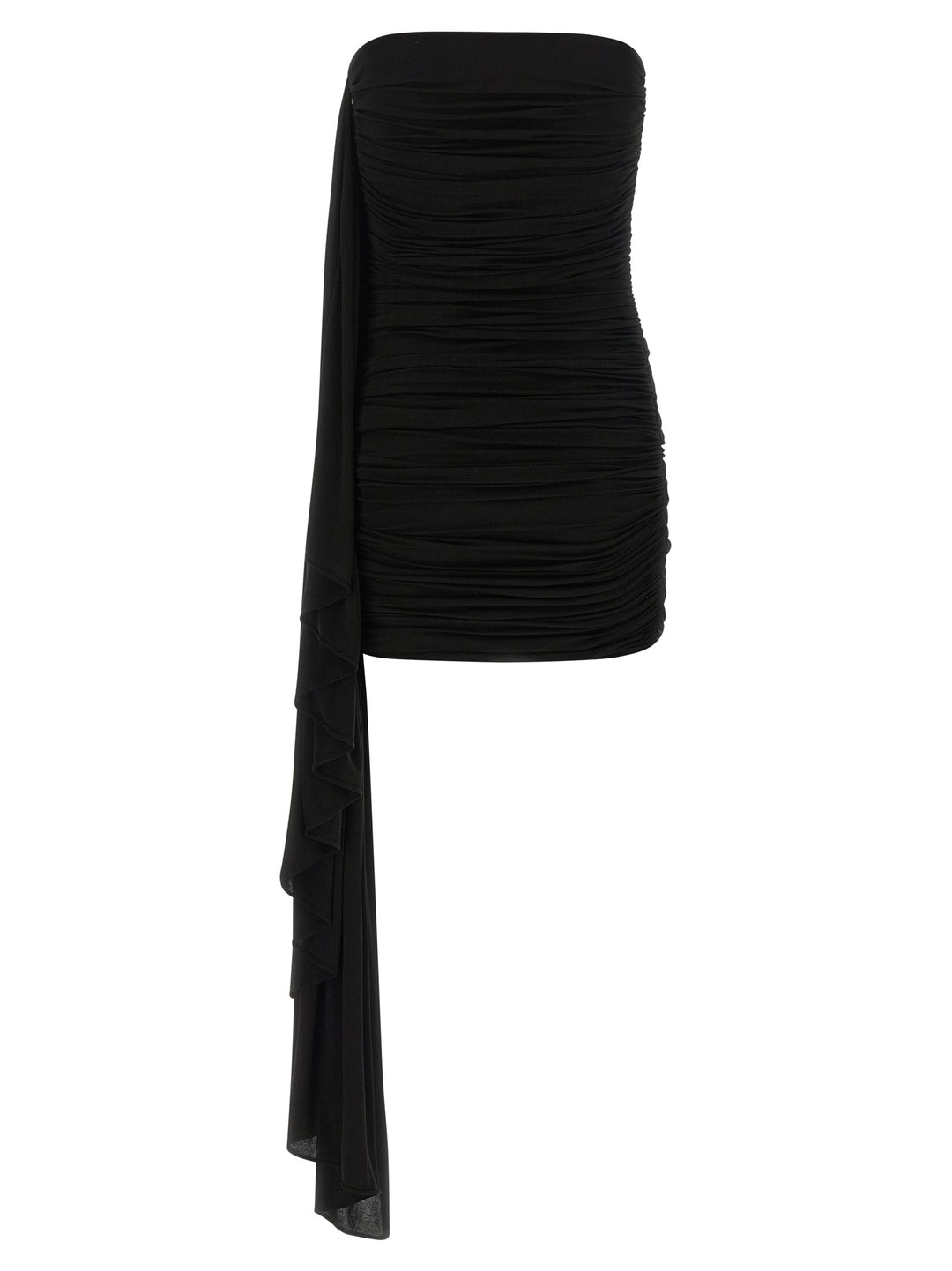 Alexander Wang Asymmetrical Draped Dress Abiti - Nero | 2a457520bcbafa1100df0d0d2087bb0595d8325b