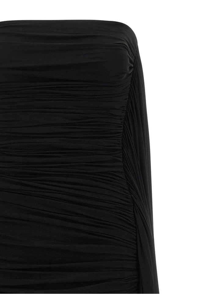 Alexander Wang Asymmetrical Draped Dress Abiti - Nero | a804c92a4785d10c530914964fa8acb2438976d0