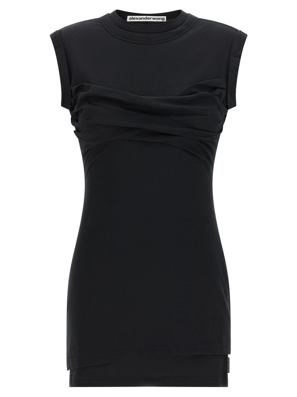 Twisted Bust Layered Abiti Nero