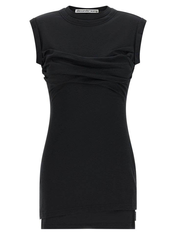 Alexander Wang Twisted Bust Layered Abiti - Nero | ee5969acd041b6dd48492065bfb8a163bcbfe7b4