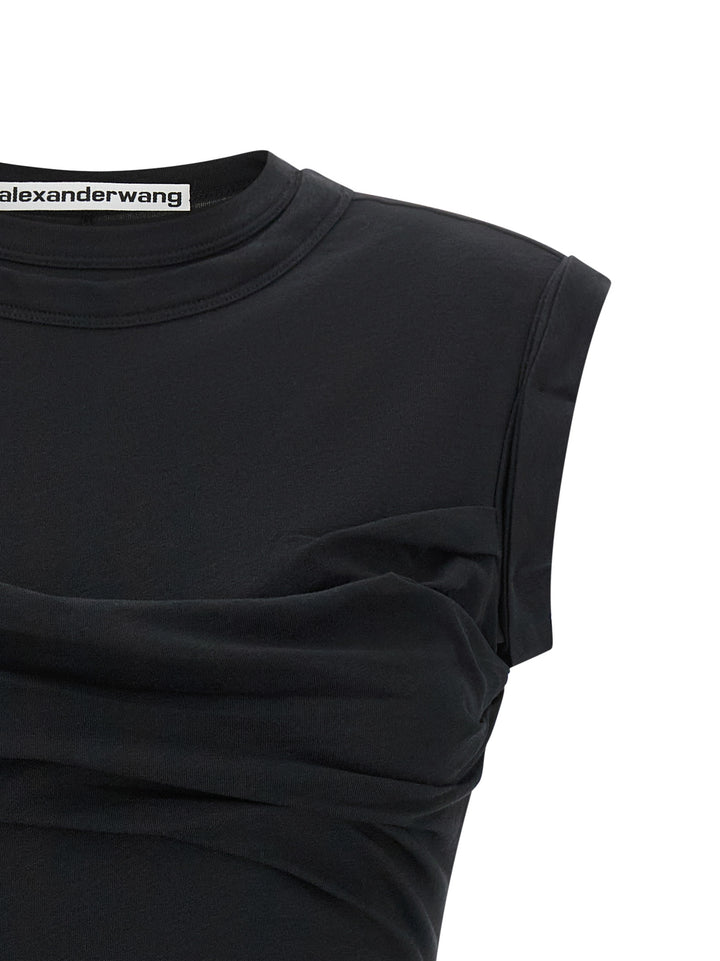 Alexander Wang Twisted Bust Layered Abiti - Nero | ffecc2479c05f7f165eb3eda80a1da2922d1d83f
