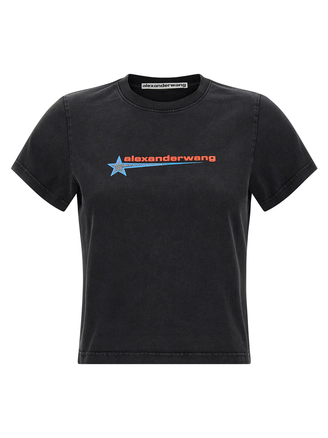 Alexander Wang Shrunken T shirt - Nero | 887c988c8387fb8f08e8b934f553a43263515638