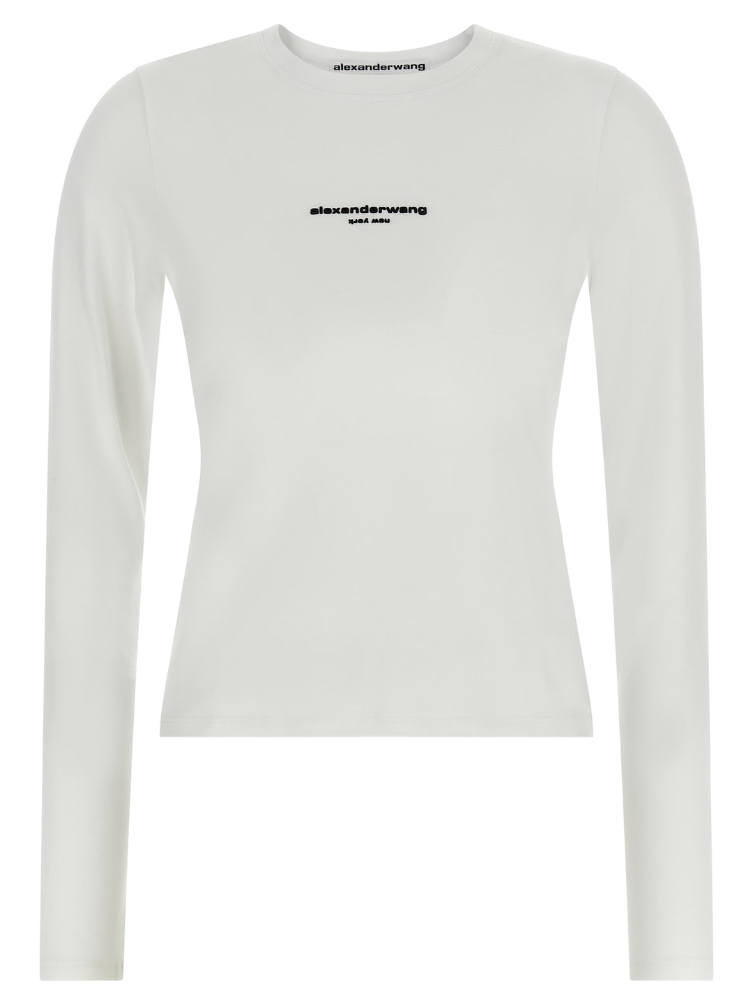 Alexander Wang Ls Tee W/Logo Print Maglioni - Bianco | dc2409183f41d7fd46f72f9f4dbcecd49a80b2a0