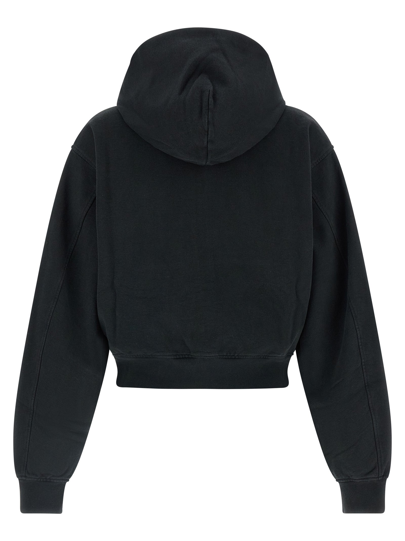 Alexander Wang Zip-Up Hoodie Felpe - Nero | 4cd68f2ae6f837f54025986aaed25a3a5014f219