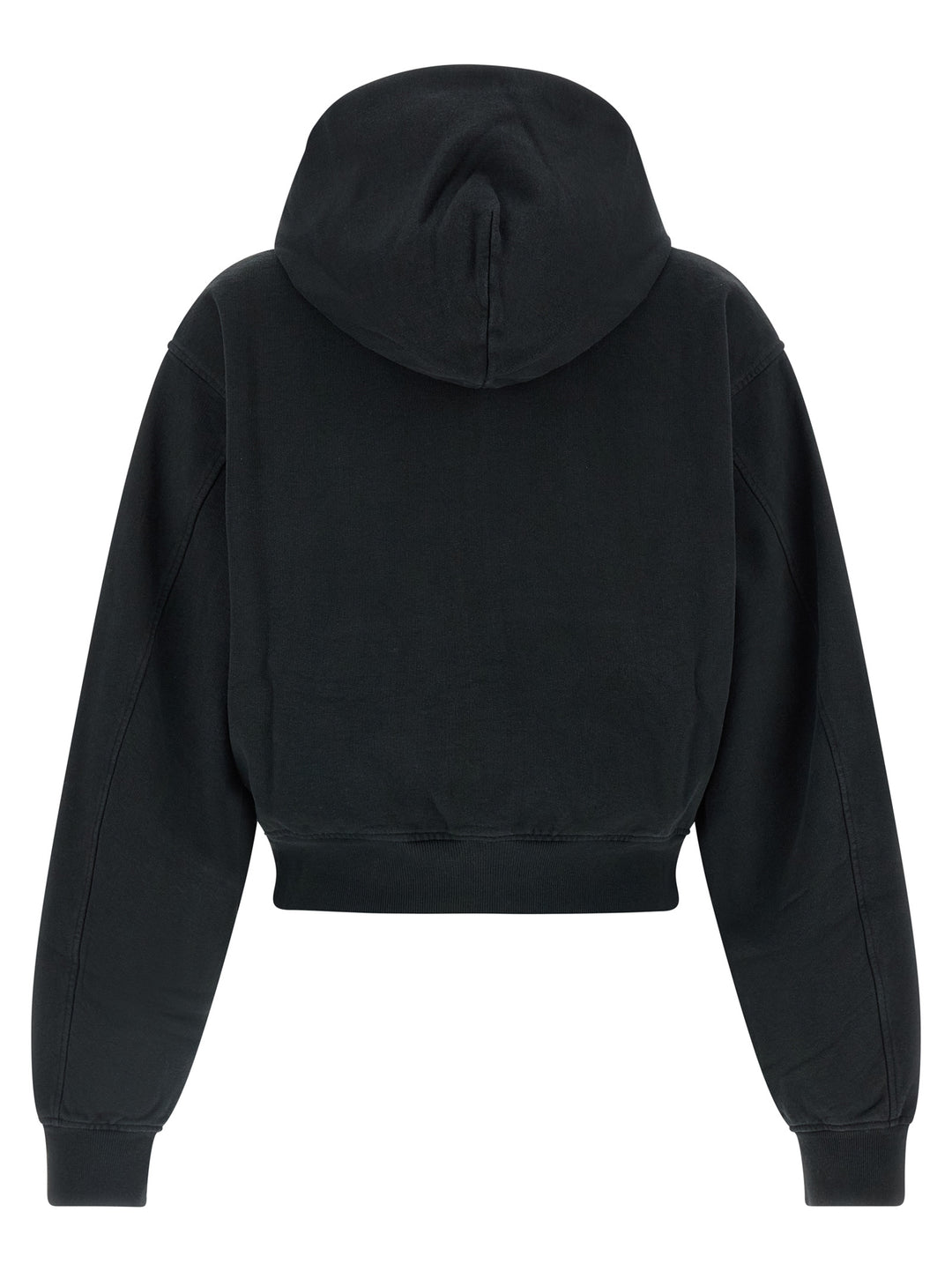 Alexander Wang Zip-Up Hoodie Felpe - Nero | 4cd68f2ae6f837f54025986aaed25a3a5014f219