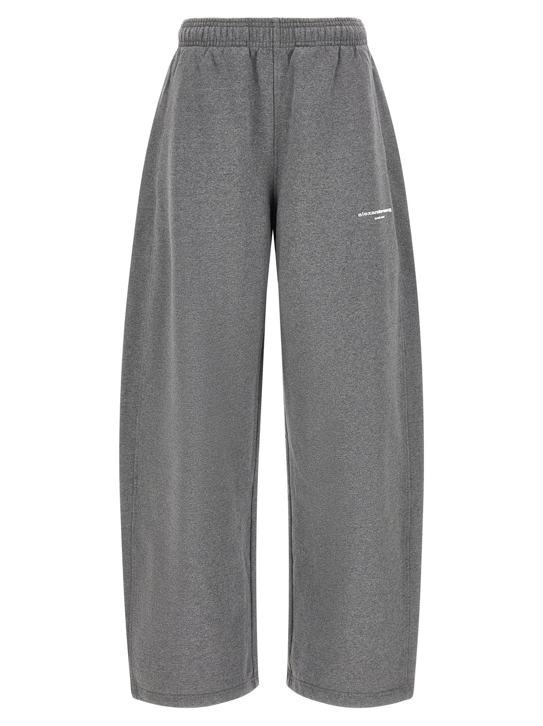Alexander Wang Logo Fleece Pantaloni - Grigio | 8c87fd7db7ae3d4b0613023332e5763567901706