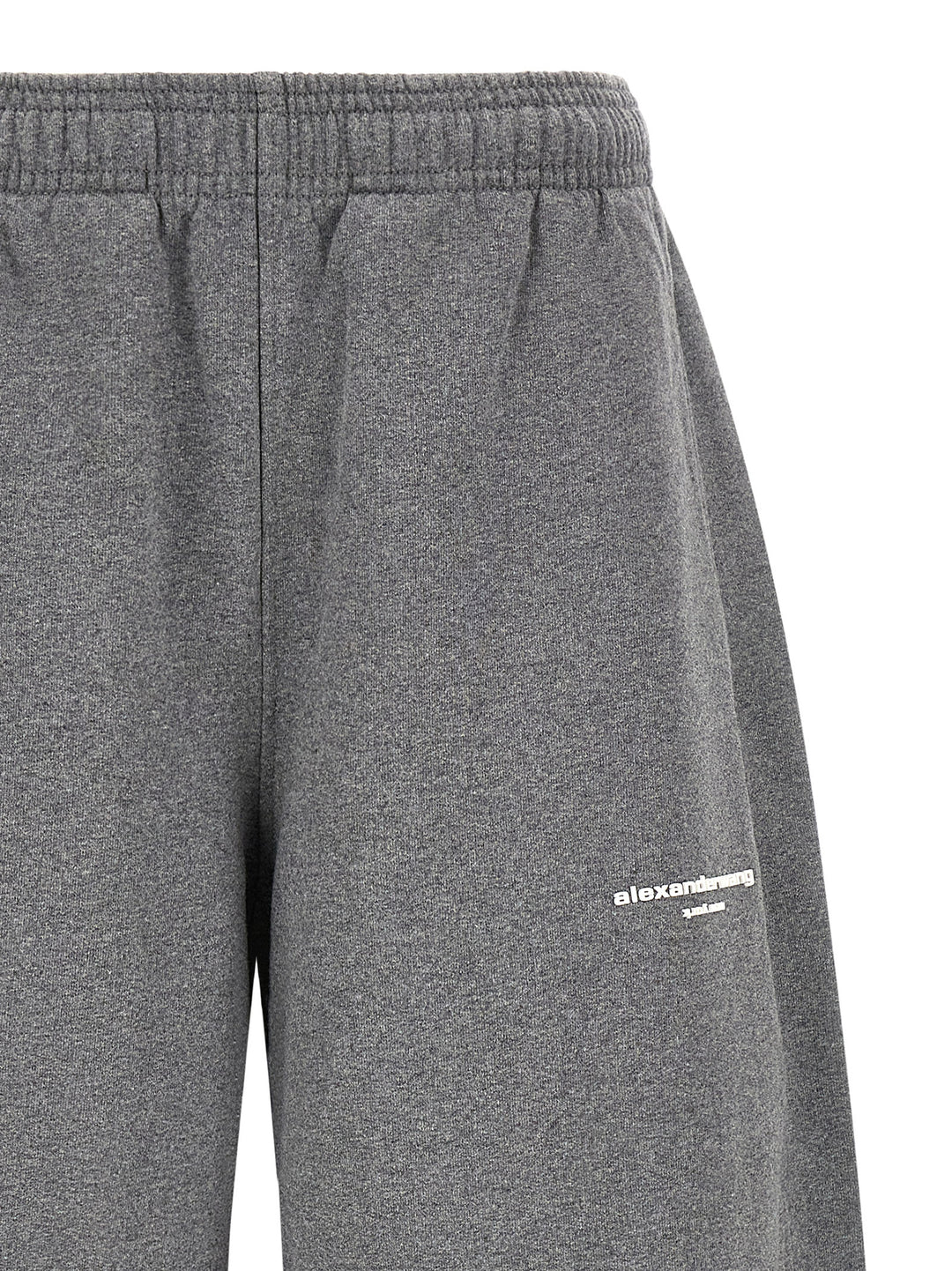 Alexander Wang Logo Fleece Pantaloni - Grigio | 0356c58548a41aba59e990467d0658ac90a31143