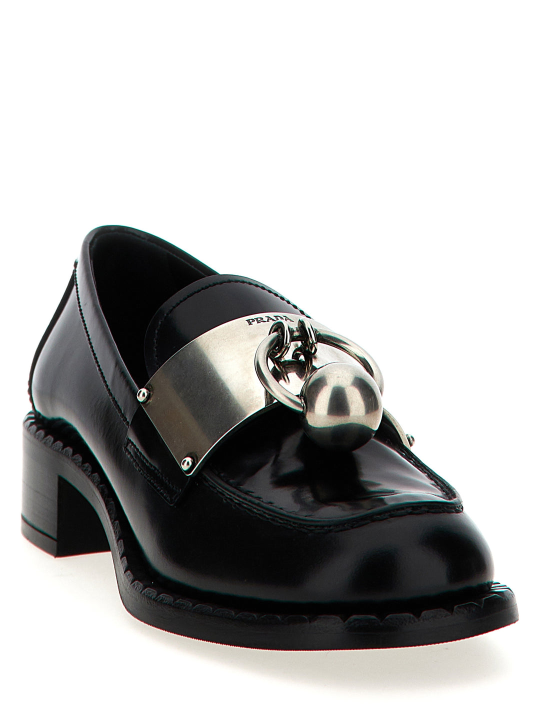 Prada Piercing Mocassini - Nero | 9af794b868c70d248f44d683c6a16ce640e50ac4