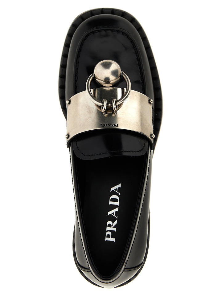 Prada Piercing Mocassini - Nero | 5b4c5cad20bf332e4e7707cb08804e017d37890b