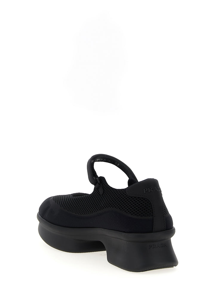 Prada Mesh Ballet Flats Flat shoes - Nero | d39086f7aaa88517413b09abc265debffc4e67ad