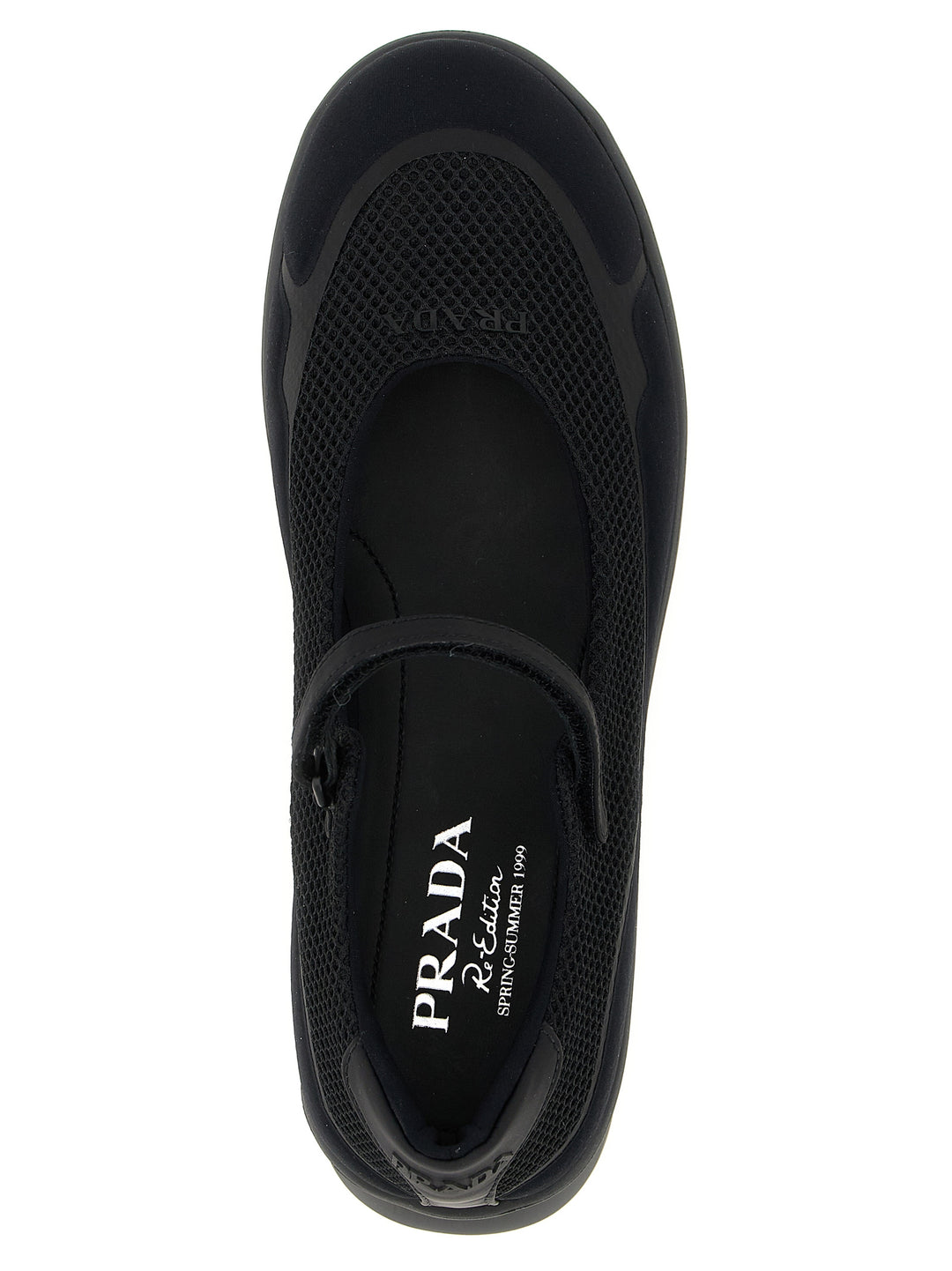 Prada Mesh Ballet Flats Flat shoes - Nero | 4fe8c1f600a78ffb0b5ef5b74202db65794ad495