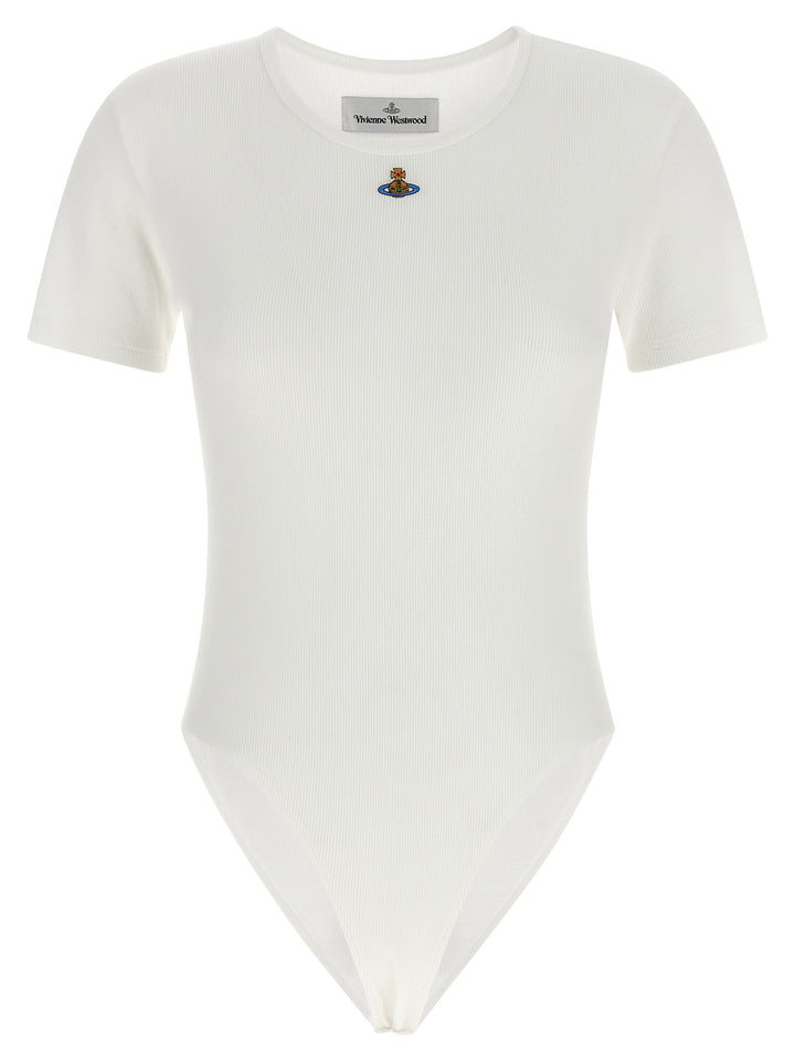 Vivienne Westwood Orb Bas Relief Top - Bianco | 20b35441735400ca409922cb0cbba1ecd84b9a76