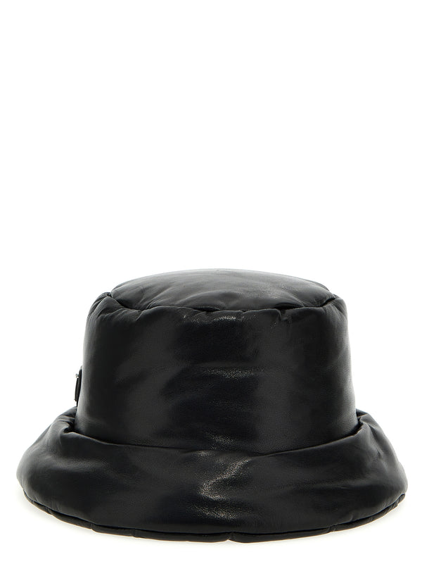 Nappa Bucket Hat Cappelli Nero