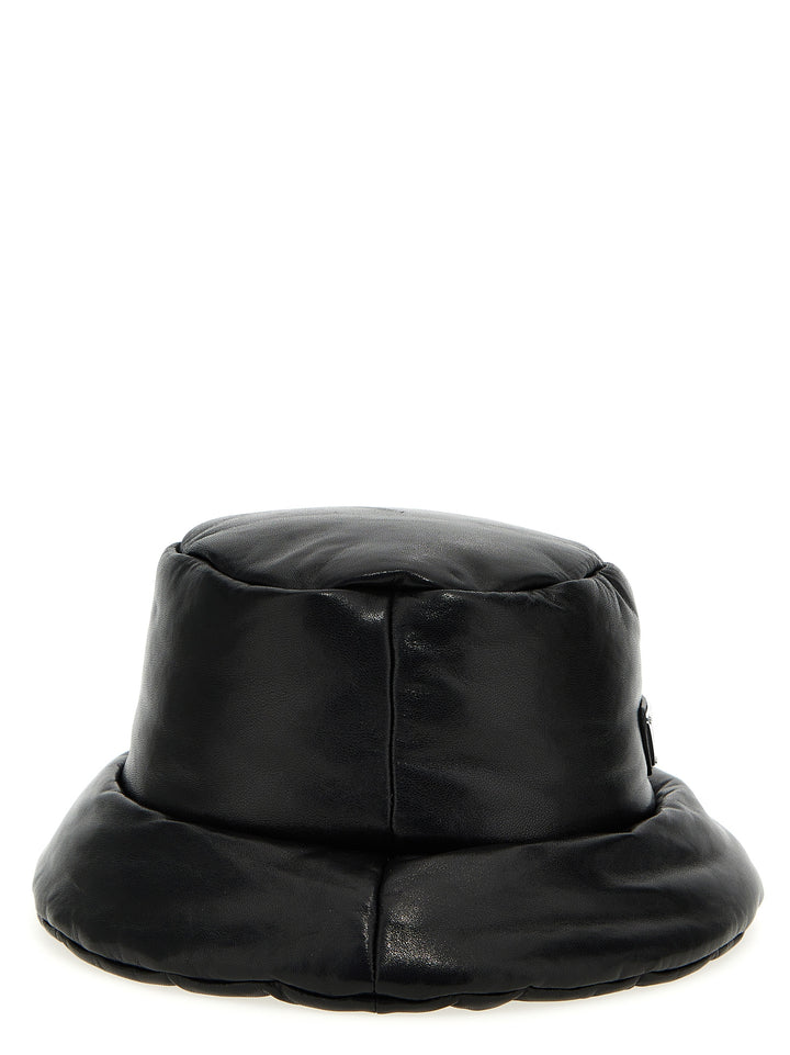 Prada Nappa Bucket Hat Cappelli - Nero | d564387fee28386756a94a29120558abd9aef5be