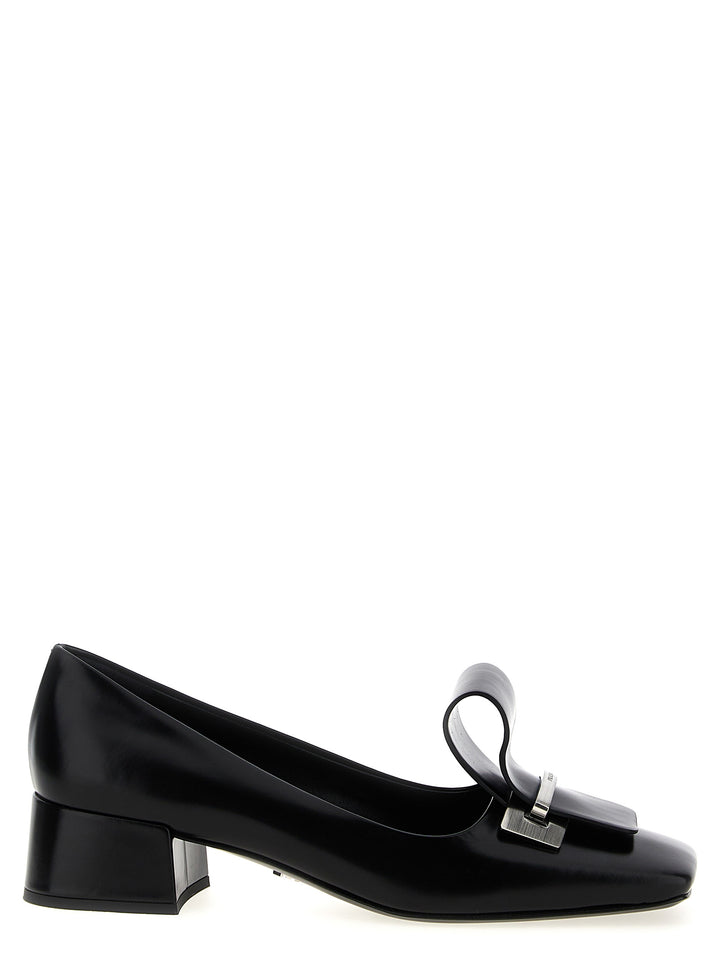 Prada Leather Decollete - Nero | cabbe4670534257e11a98329fddf26b040f32fd2
