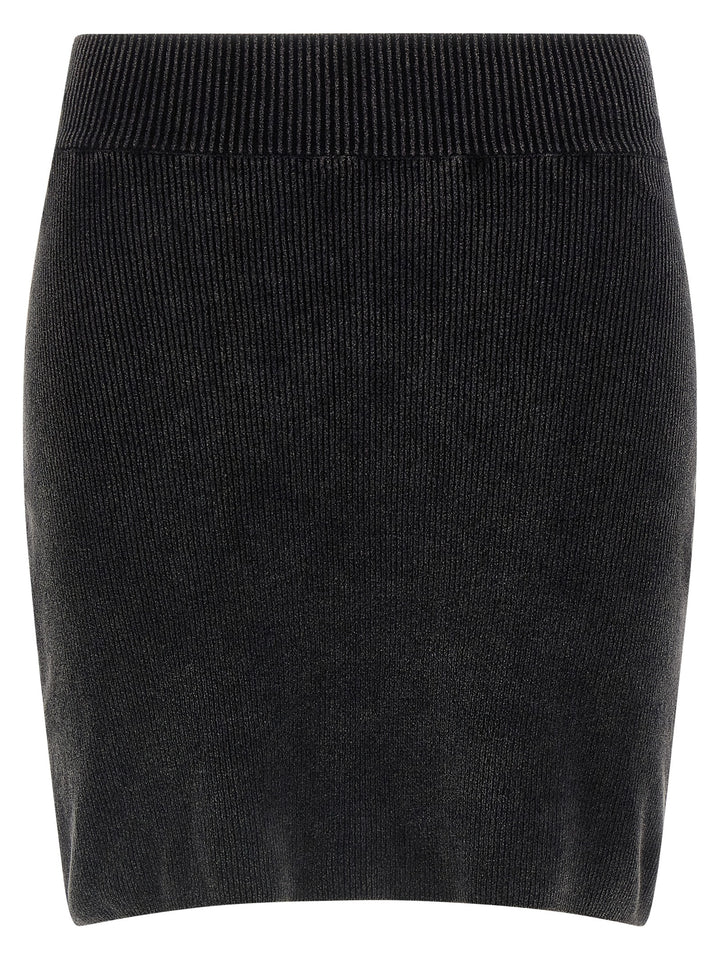 Alexander Wang Chenille Skirt Gonne - Nero | 1afd749888dedc4cdeb0b83f27fd6286ece4ee1a