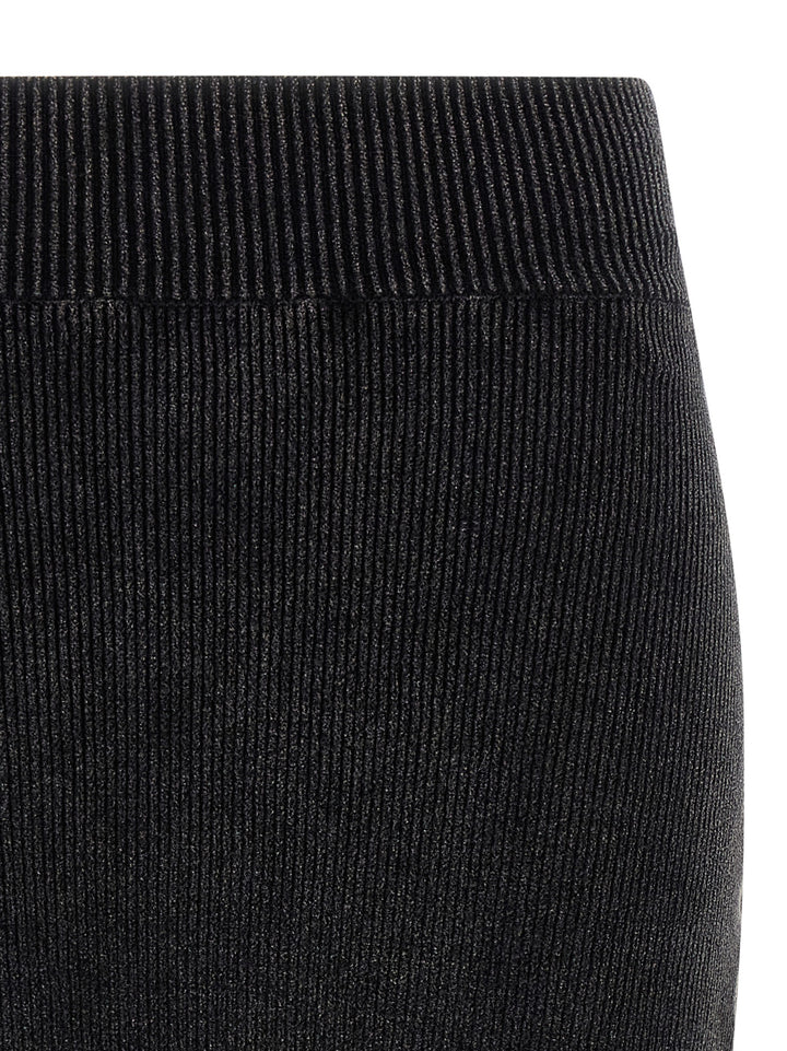 Alexander Wang Chenille Skirt Gonne - Nero | b673b702f8cf9b01007125f107c9e8ba817d47e9
