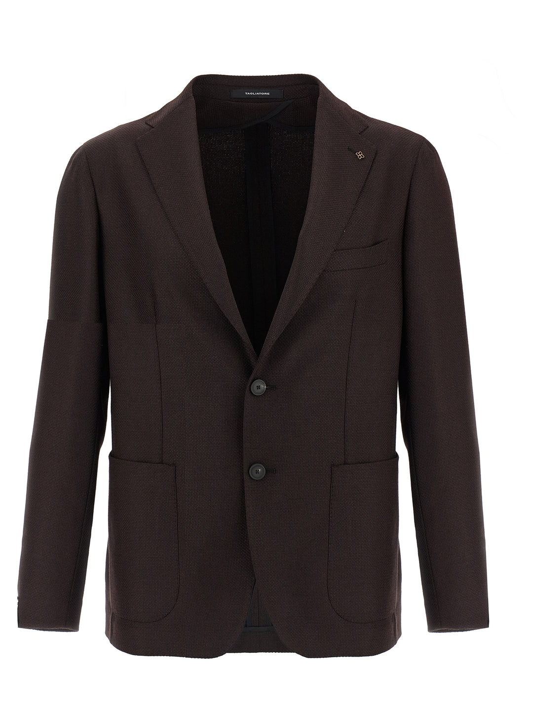 Tagliatore Micro Squares Blazer - Bordeaux | cfa58bb46c88c63693db3c66e360efab49a4df1a