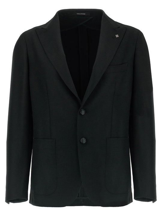 Micro Squares Blazer Nero