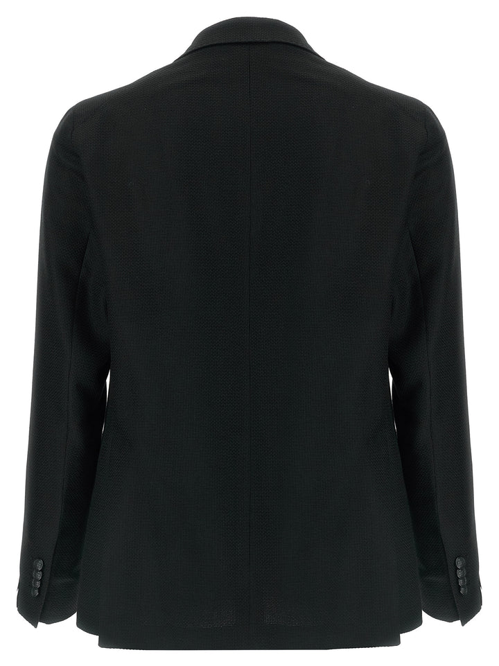 Tagliatore Micro Squares Blazer - Nero | 3746c73f8096337dc1470cdbe76262338bd8e507