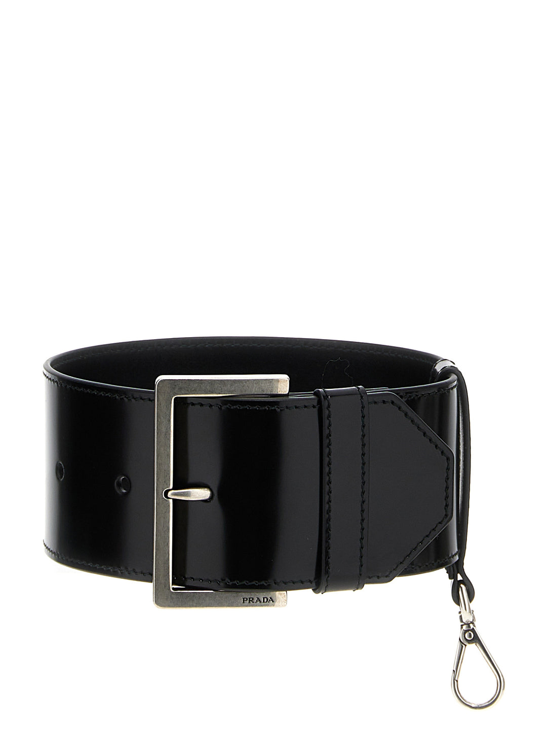 Prada Brushed Leather Sleeve Accessori - Nero | 6d4c49a05fa37ca4260ec79589f03479db530a32