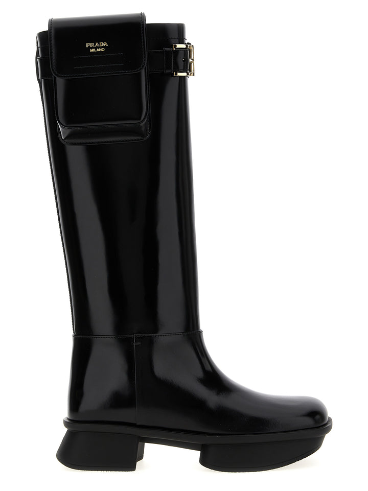 Prada Equal Stivali e Stivaletti - Nero | b80a95995d7ffe36090a5d97eafca71e931952b4