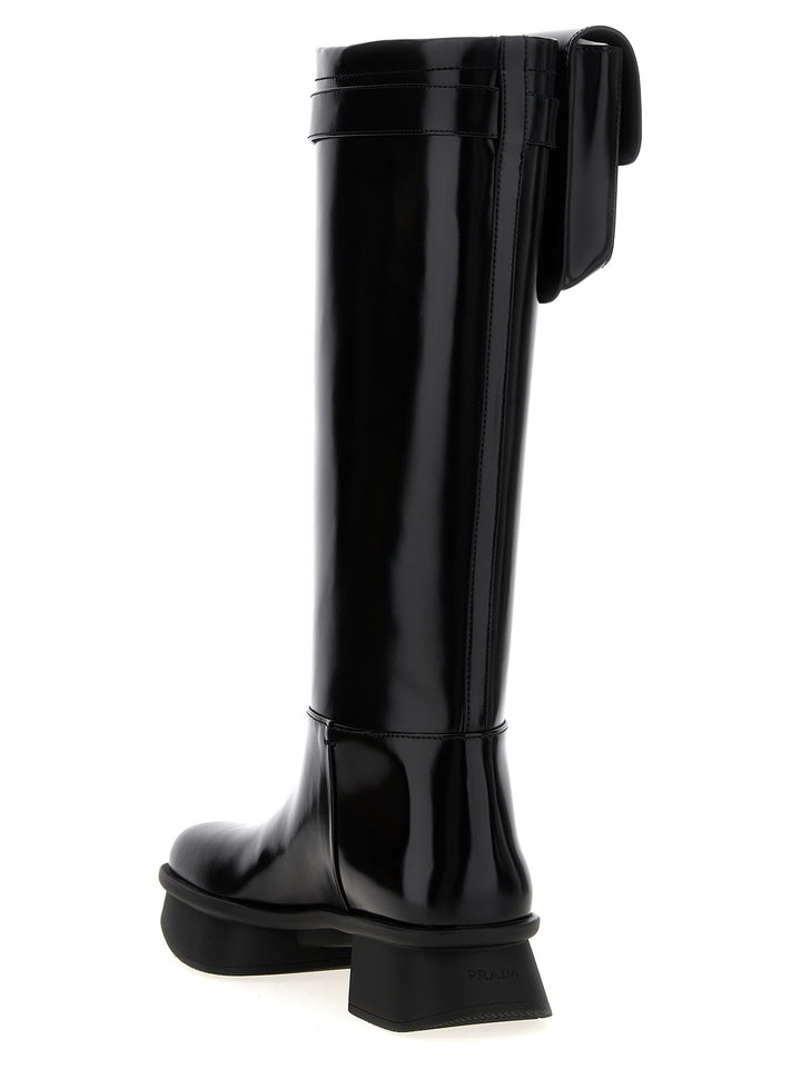 Prada Equal Stivali e Stivaletti - Nero | 7e96b786c8315c94ca82ecd1fe02f9e9d6f62d77