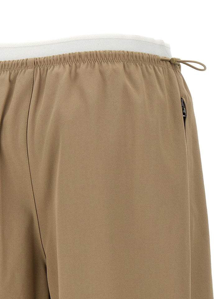 Alexander Wang Double Layer Waist Trousers Pantaloni - Beige | 67ecaac6b682a6ba3b8e0a9bc738a9d7518c9b06