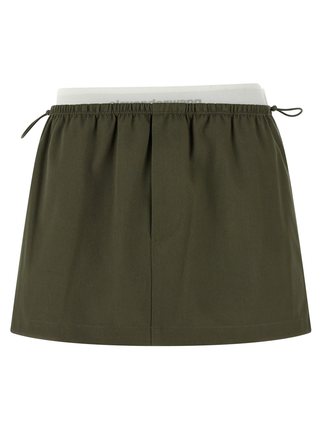 Alexander Wang Double Layer Waist Skirt Gonne - Verde | eff49a175df231e7605a642022d4289901677a72