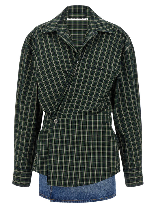 Wallet Shirt Dress Abiti Verde