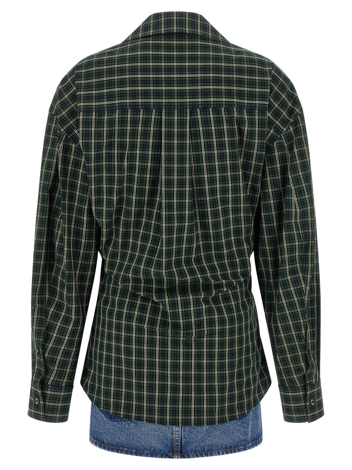 Alexander Wang Wallet Shirt Dress Abiti - Verde | 86638ce3fb78ce0c6a0c641f8362f5692aa6f777
