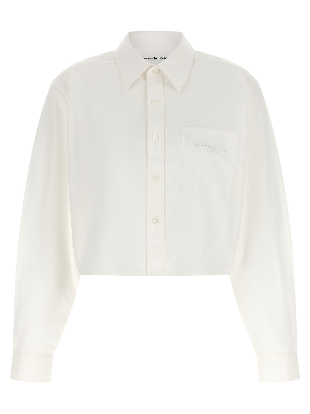 Alexander Wang Cropped Shirt Camicie - Bianco | f54f9541378230eed8732a775448105a03e929ba