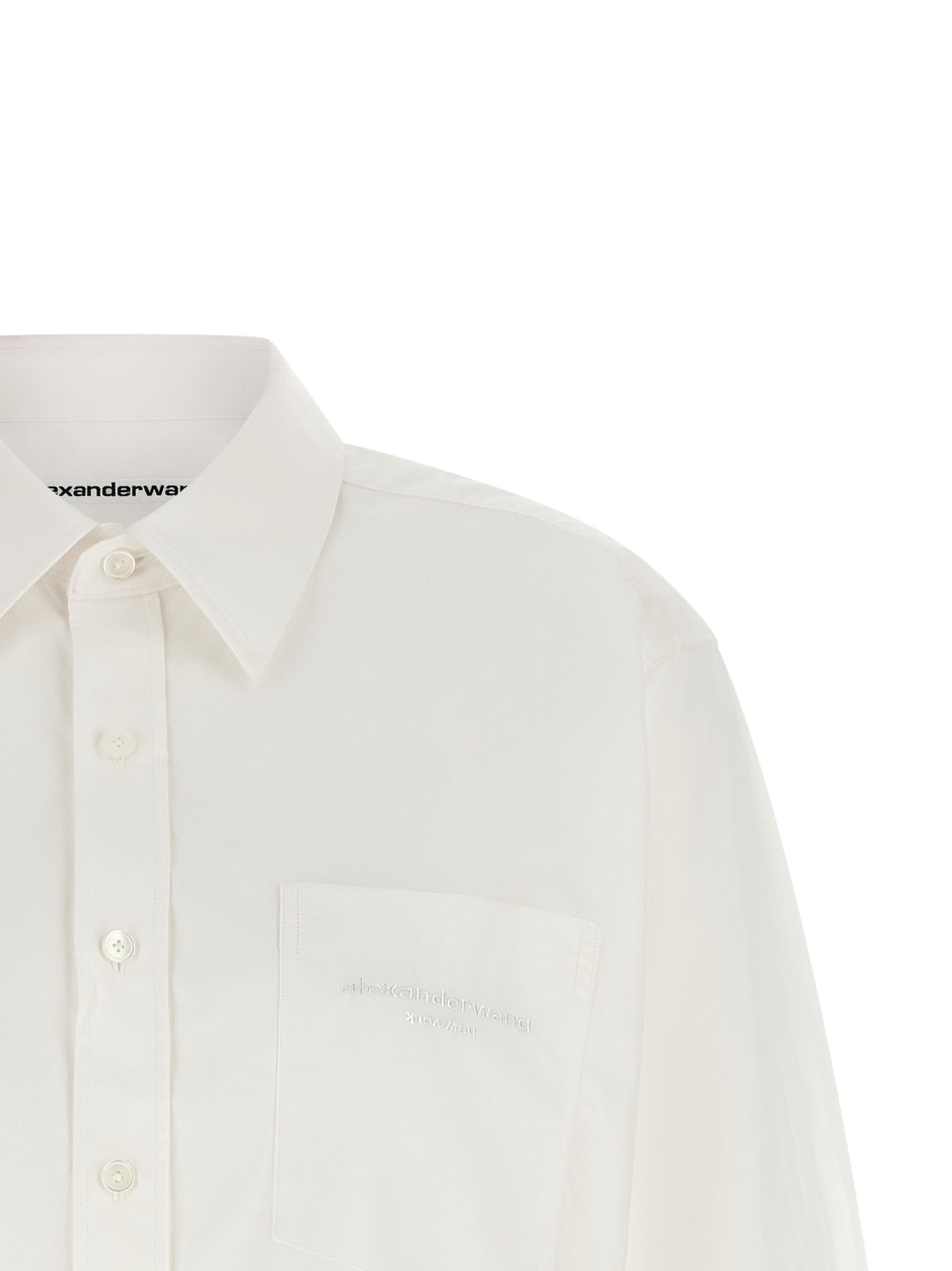 Alexander Wang Cropped Shirt Camicie - Bianco | 7f19165daff6e4564367da9c14d043b91fd6c4de