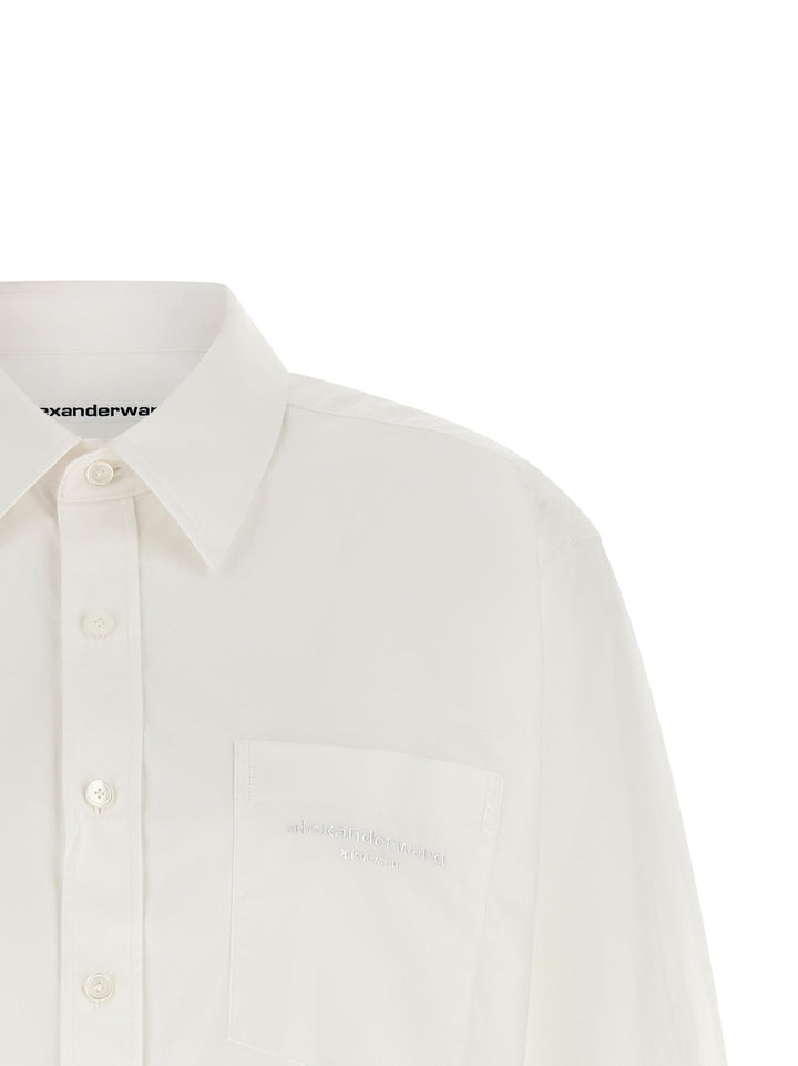 Alexander Wang Cropped Shirt Camicie - Bianco | 7f19165daff6e4564367da9c14d043b91fd6c4de