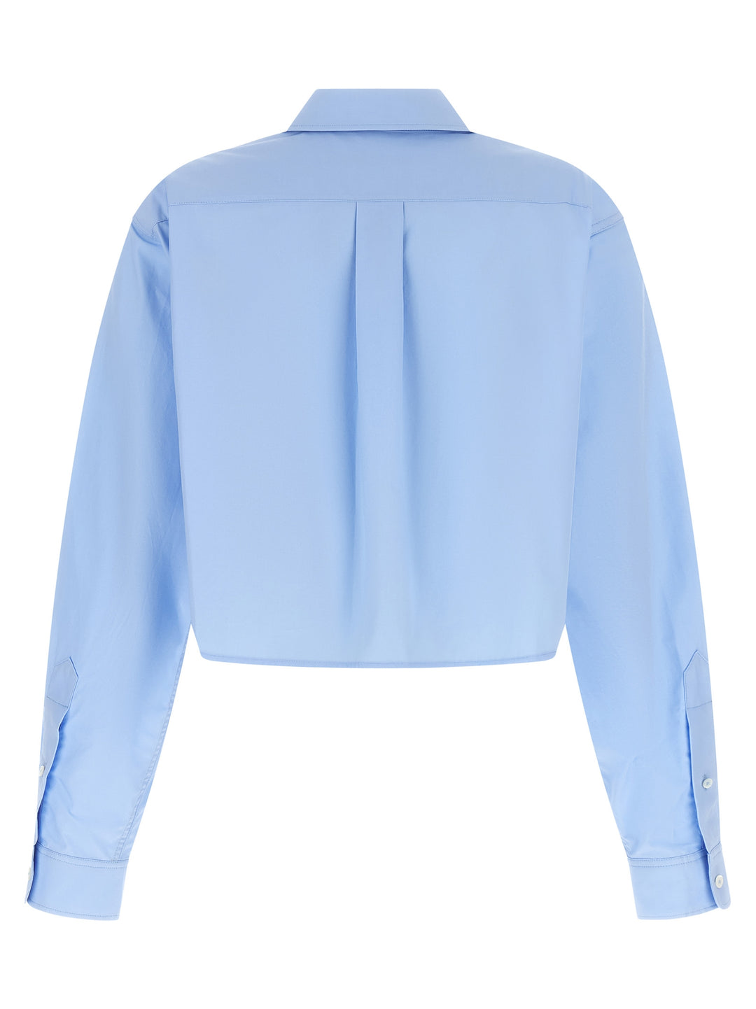 Alexander Wang Cropped Shirt Camicie - Celeste | 413b9be855469a2fcd43bfa7b78353ea81f79aa2