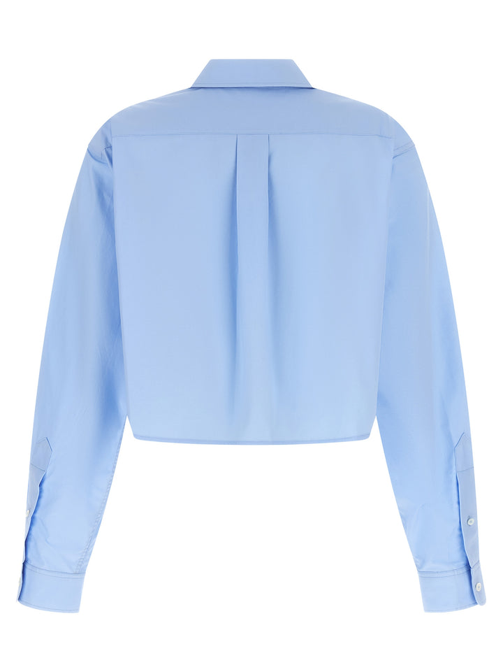 Alexander Wang Cropped Shirt Camicie - Celeste | 413b9be855469a2fcd43bfa7b78353ea81f79aa2