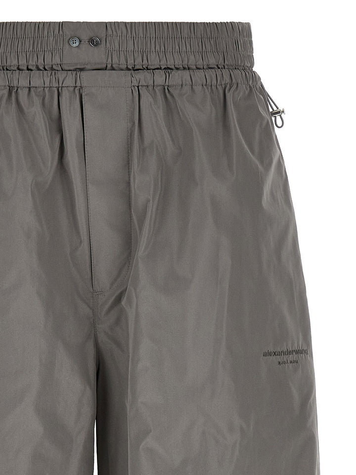 Alexander Wang Boxer Detail Joggers Pantaloni - Grigio | 5b9ec6bf9ad8ea9ef6a02232c7c796995e342892