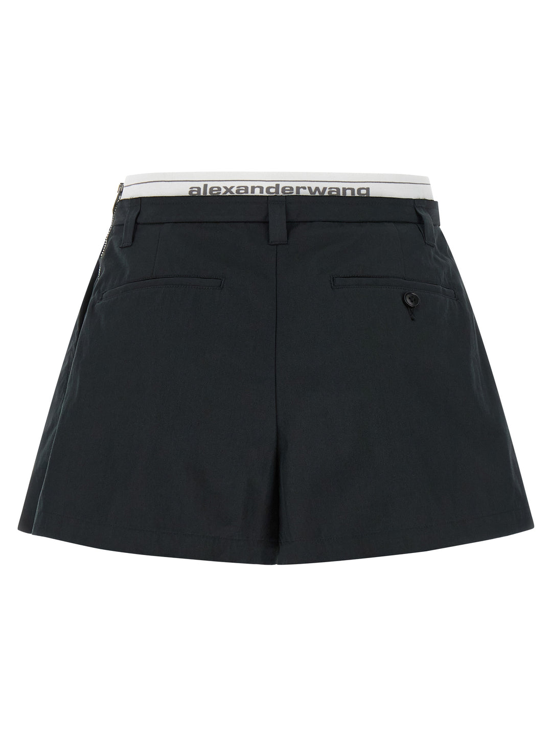 Alexander Wang Logo Band Shorts Bermuda e Short - Nero | 1f4fbb08bee9e19acaa5fa212b48fe1fe7c92583