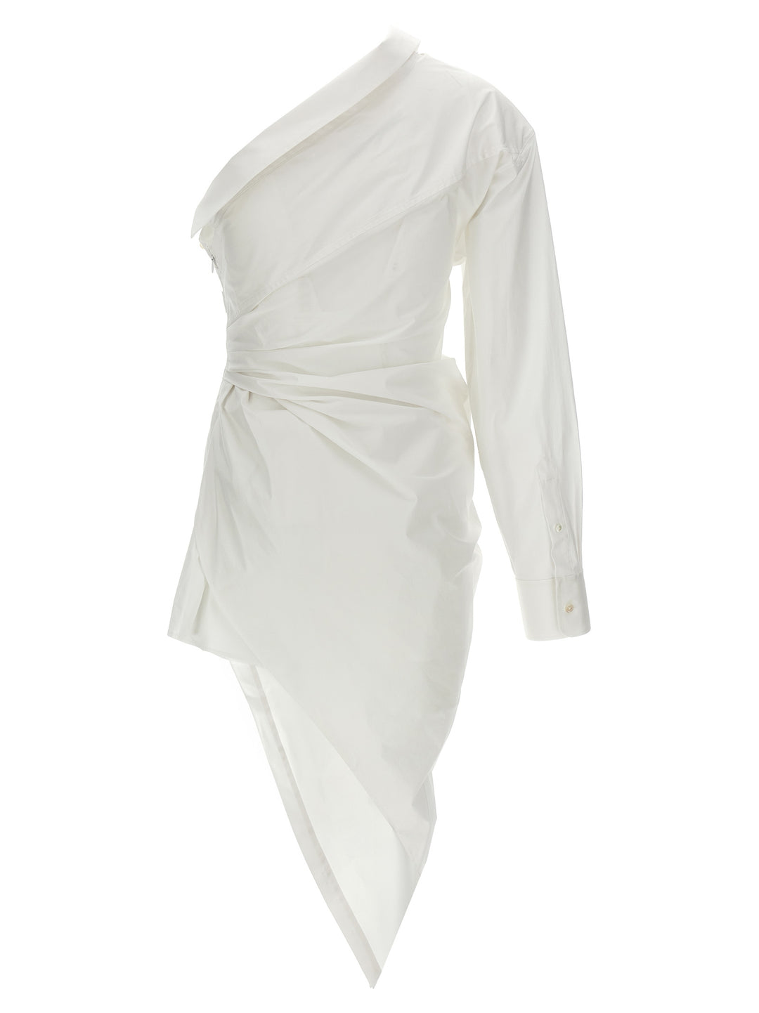 Alexander Wang Asymmetrical Shirt Dress Gonne - Bianco | a8ed1c79ba13e56be9d91b12f13ba5ef68e0f1d0
